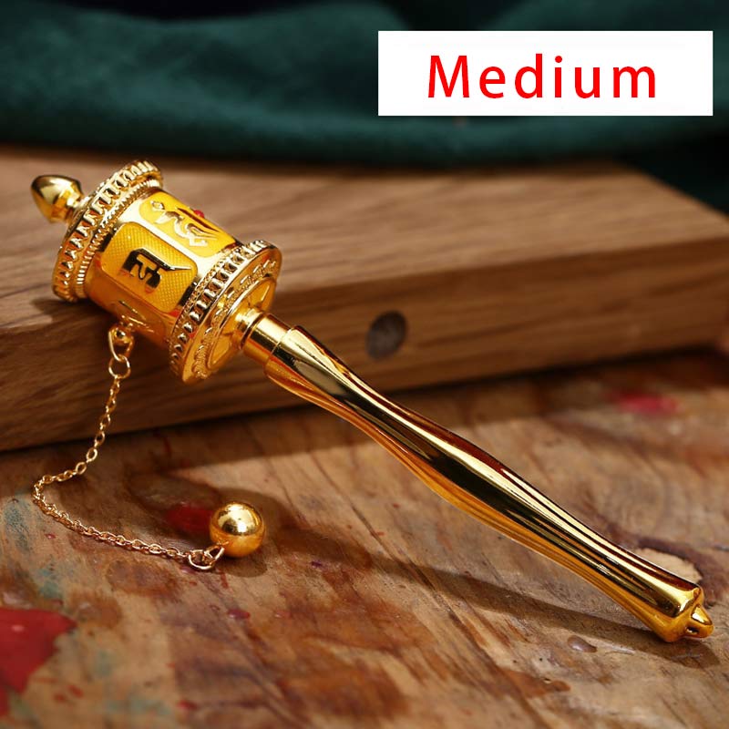 Buddha Stones Tibetan Prayer Wheel Six True Words Blessing Meditation Decoration