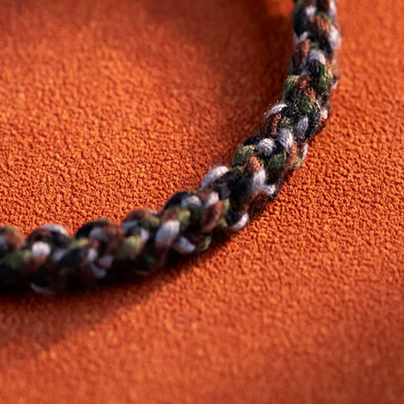 Buddha Stones 990 Sterling Silver Tibetan Handmade Amber Steelyard Weight Wish Protection Bracelet