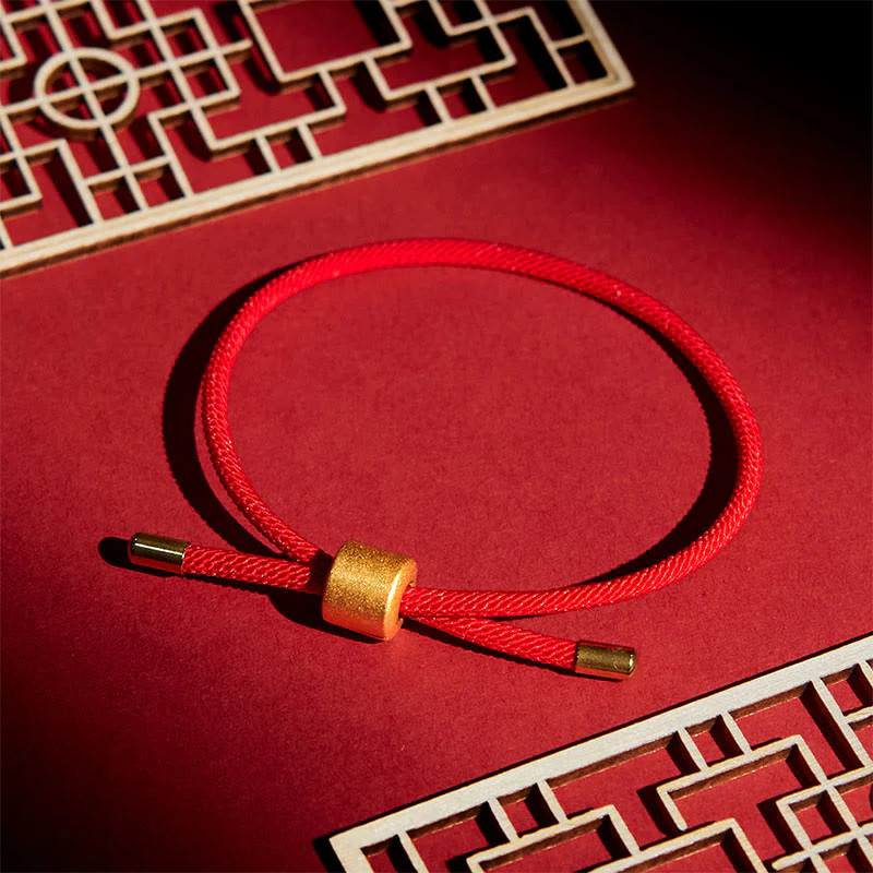 Buddha Stones Lucky Red String Bracelet