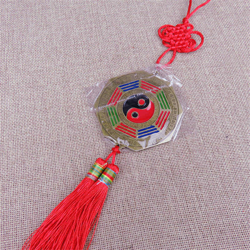 Buddha Stones Feng Shui Bagua Map Chinese Knotting Harmony Energy Map Mirror