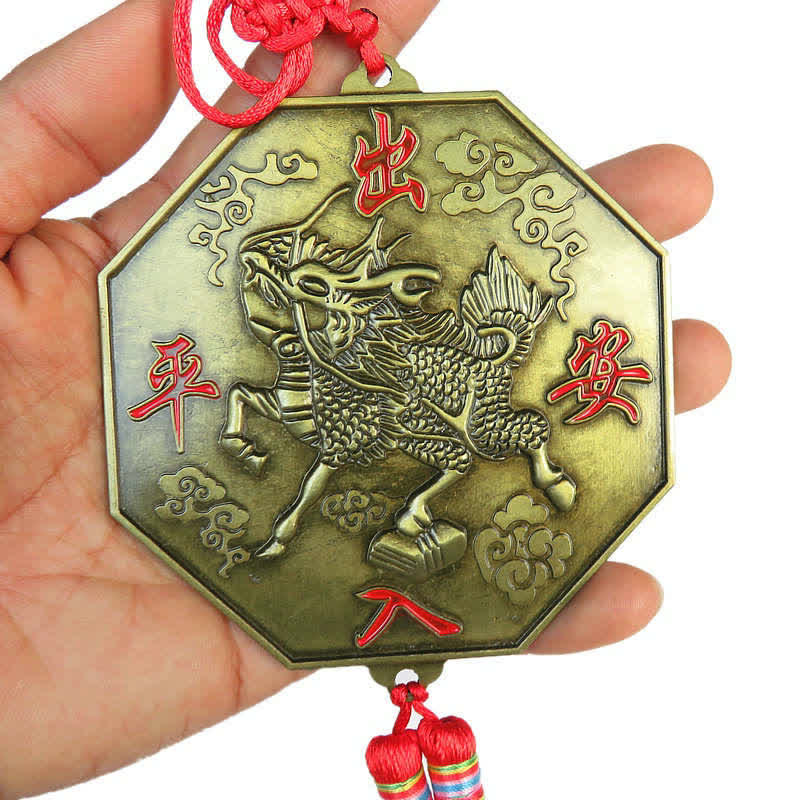 Buddha Stones Feng Shui Bagua Map Chinese Knotting Harmony Energy Map Mirror