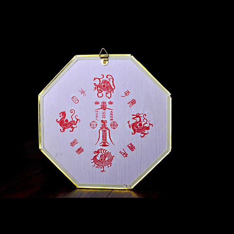Buddha Stones Feng Shui Bagua Map Balance Harmony Living Room Energy Map Mirror