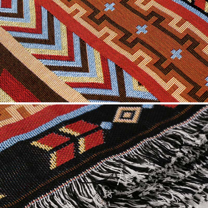 Buddha Stones Geometric Warm Comfortable Camping Home Office Bed Blanket