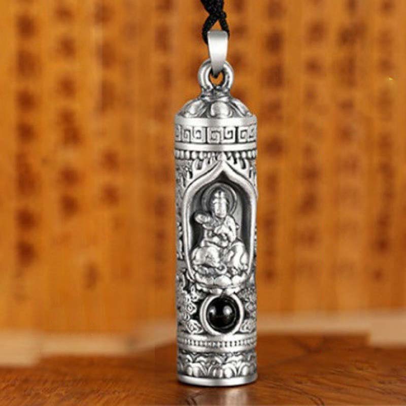 Buddha Stones Chinese Zodiac Natal Buddha Projection Prosperity Necklace Pendant