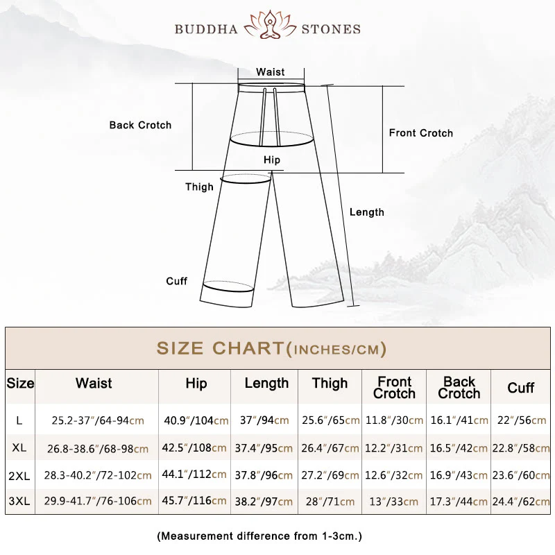 Buddha Stones Casual Cotton Linen High Waist Lace-up Wide Leg Pants With Pockets