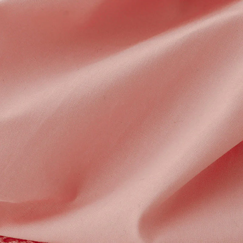 Buddha Stones Commute Plain Lace Patchwork Drawstring Design Women's Wide Leg Cotton Ankle-Length Pants With Pockets