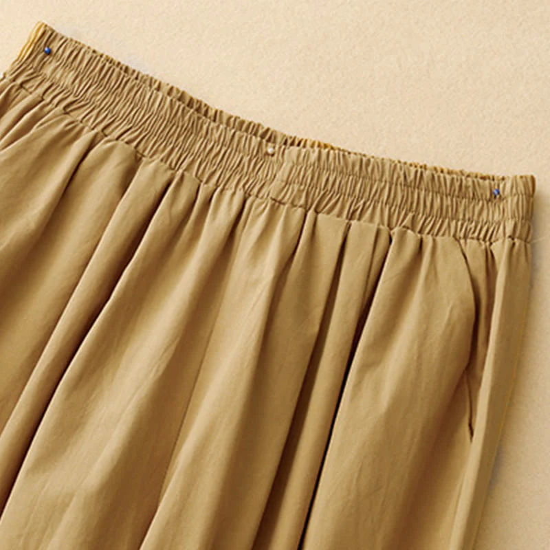 Buddha Stones 2pcs Women's Three-quarter Sleeve Shirt Harem Pants Meditation Clothing Set