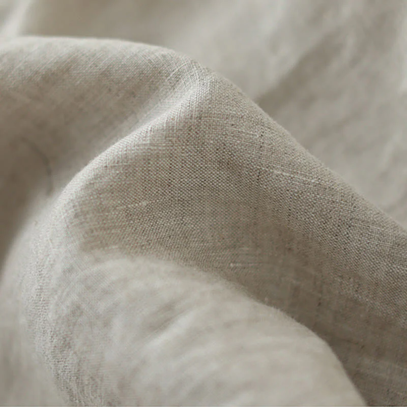 Buddha Stones Commute Retro Plain Lace Patchwork Design 7-8 Length Women's Wide Leg Cotton Pants With Pockets