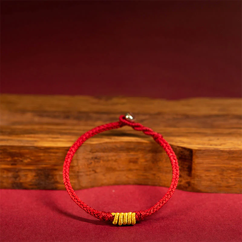 Buddha Stones Handcrafted King Kong Knot Luck Protection Braid Rope Bracelet