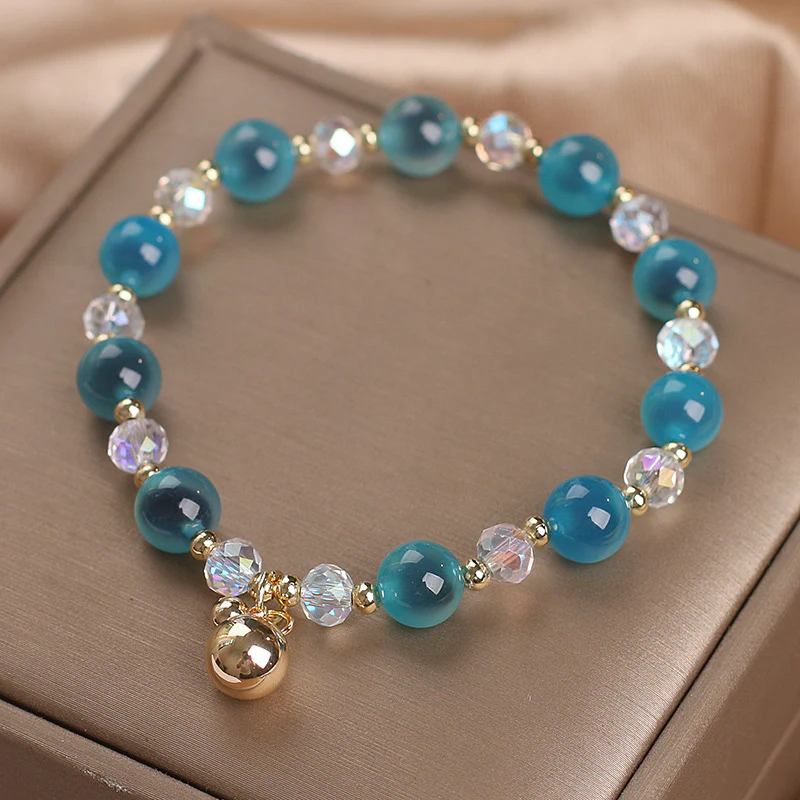 Buddha Stones Candy Agate Healing Harmony Bead Charm Bracelet