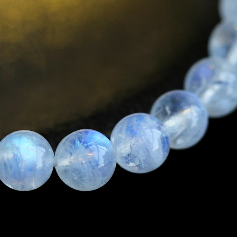 Buddha Stones Moonstone Calm Healing Positive Bracelet