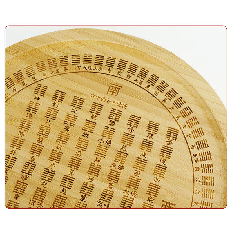 Buddha Stones Feng Shui Bamboo Bagua Map Harmony Energy Map