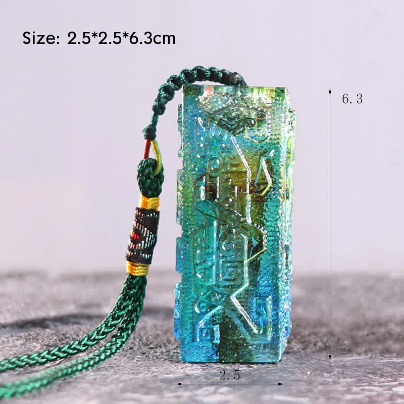 Buddha Stones Feng Shui Handmade Liuli Crystal Art Piece Home Office Decoration