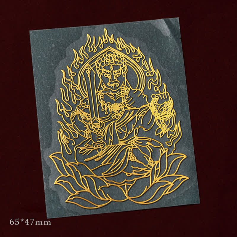 Buddha Stones 12 Chinese Zodiac Blessing Wealth Fortune Phone Sticker