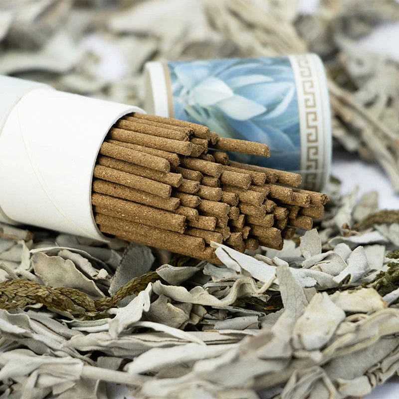 Buddha Stones White Sage Incense Purify Healing Meditation California Sage Incense Sticks