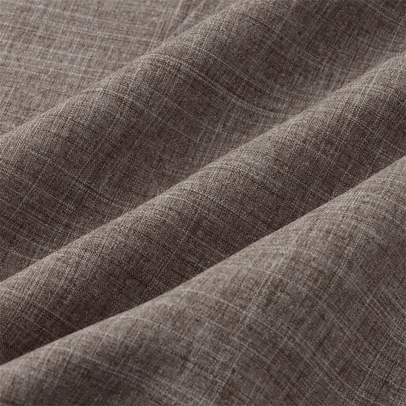 Buddha Stones Summer Men's Button Plain Short Sleeve Cotton Shirt With Pocket