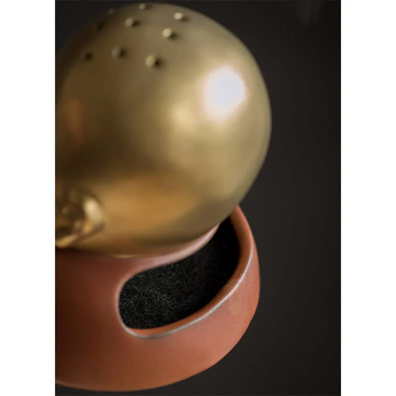 Buddha Stones Little Buddha Laughing Buddha Ceramic Healing Incense Burner