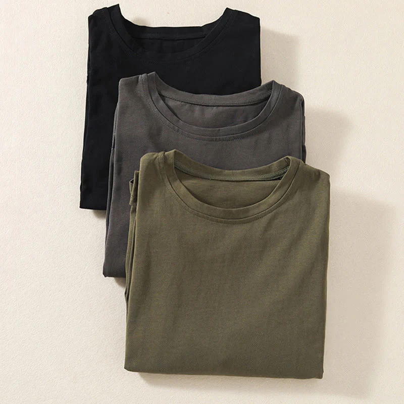 Buddha Stones Casual Pure Irregular Hem Cotton Linen Women's Long Sleeve T-shirt