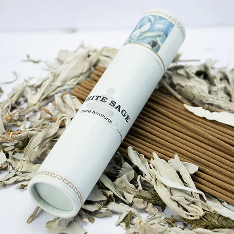Buddha Stones White Sage Incense Purify Healing Meditation California Sage Incense Sticks