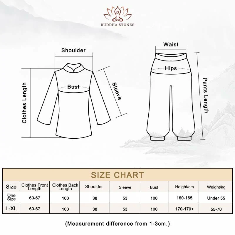 Buddha Stones Simple White Beige Pattern Meditation Spiritual Zen Practice Yoga Clothing Women's Clothes