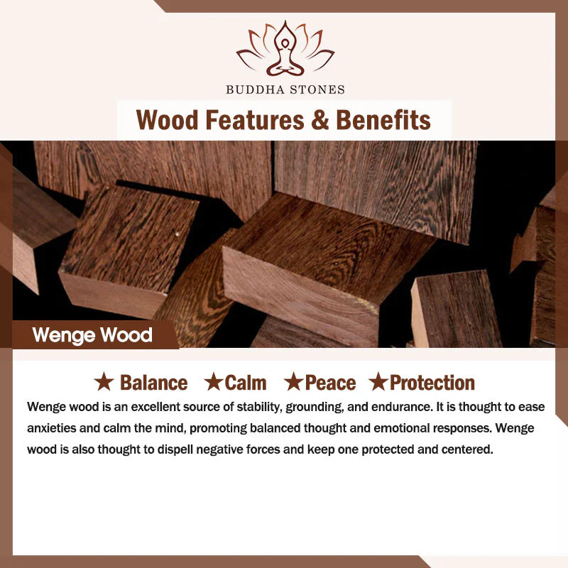 Buddha Stones Wenge Wood Turquoise Stone Horn Style Protection Meditation Necklace Pendant