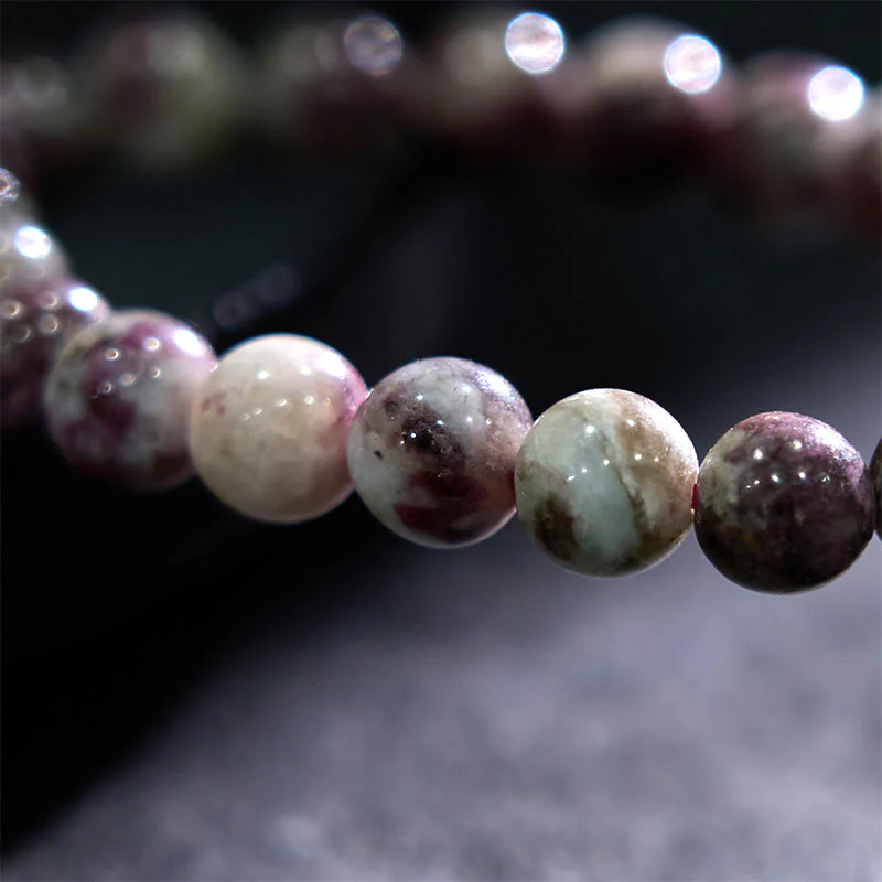Buddha Stones Plum Blossom Tourmaline Balance Bracelet