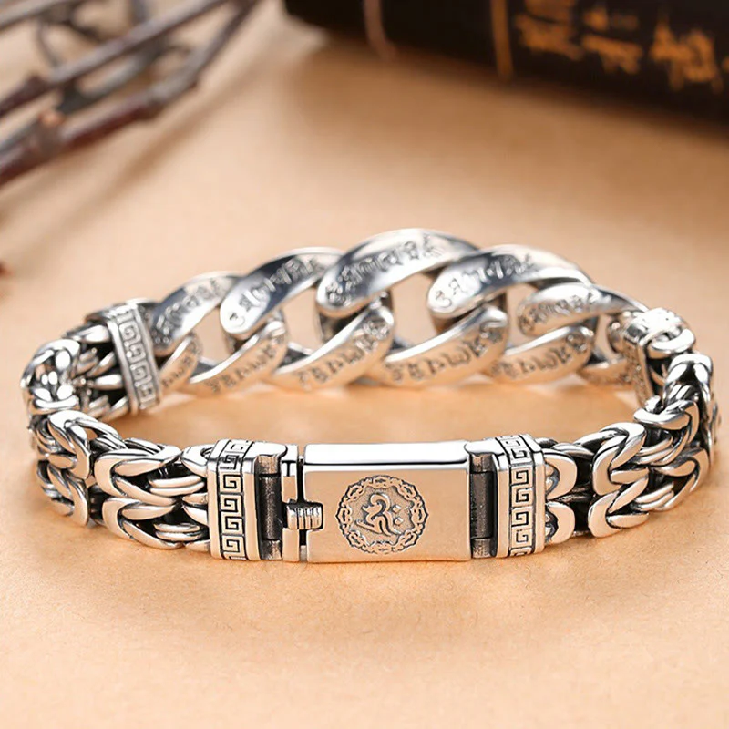 Buddha Stones Om Mani Padme Hum Engraved Peace Purity Bracelet