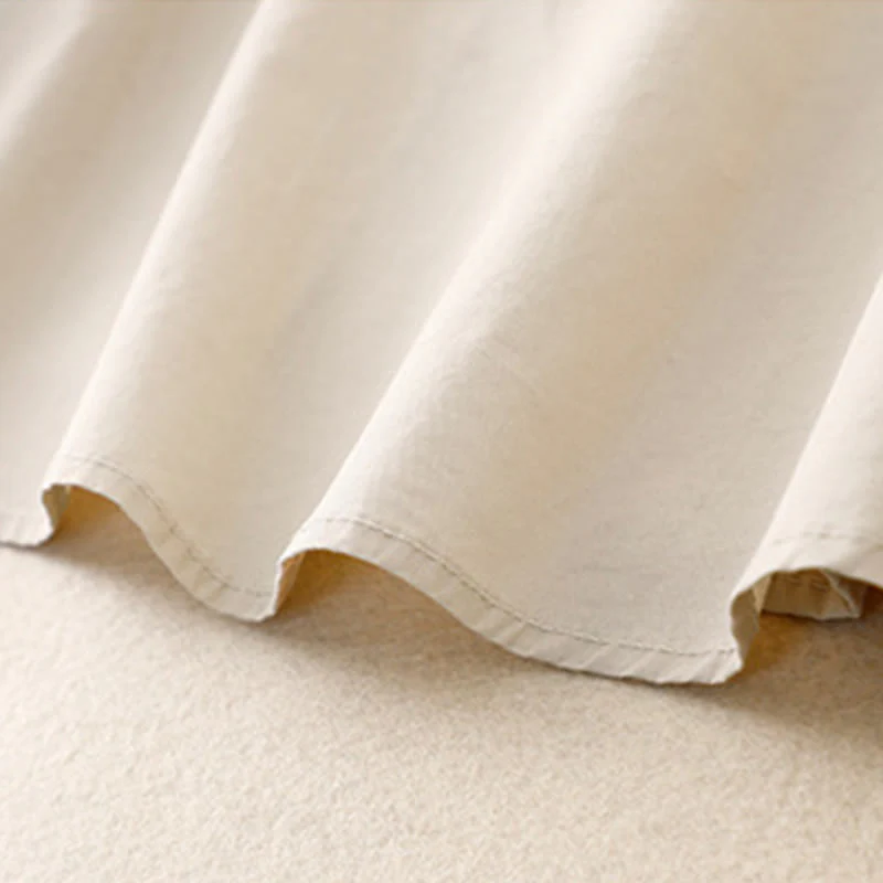 Buddha Stones Plain Stand Collar Women's Cotton Corduroy Jacket