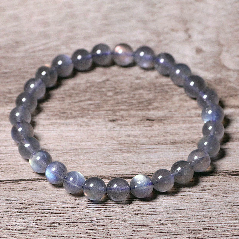 Buddha Stones Natural Moonstone Calm Positive Bracelet