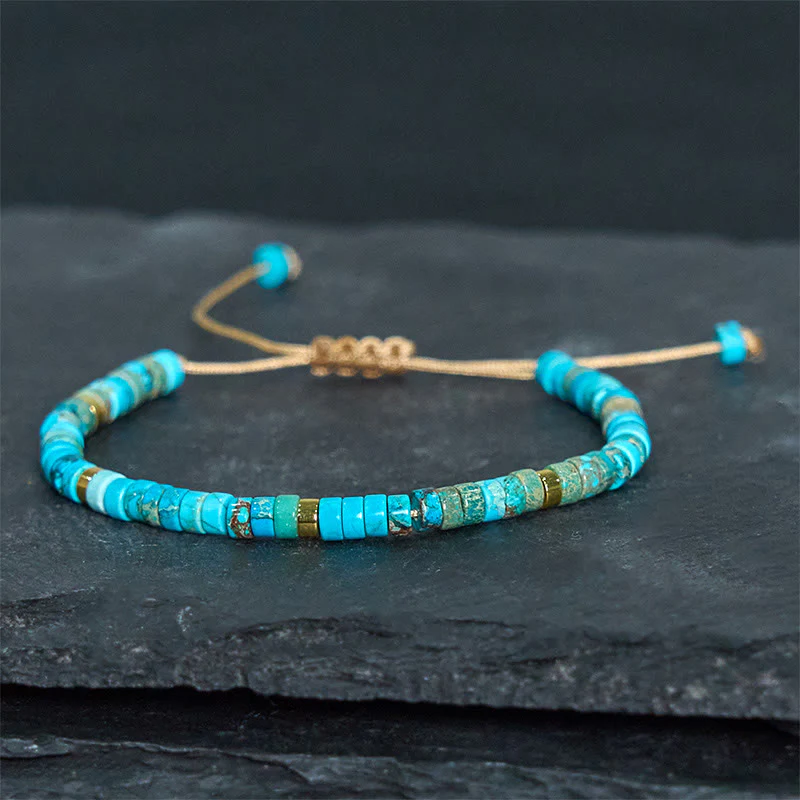 Buddha Stones Emperor Stone Happiness Spacer Bead Bracelet