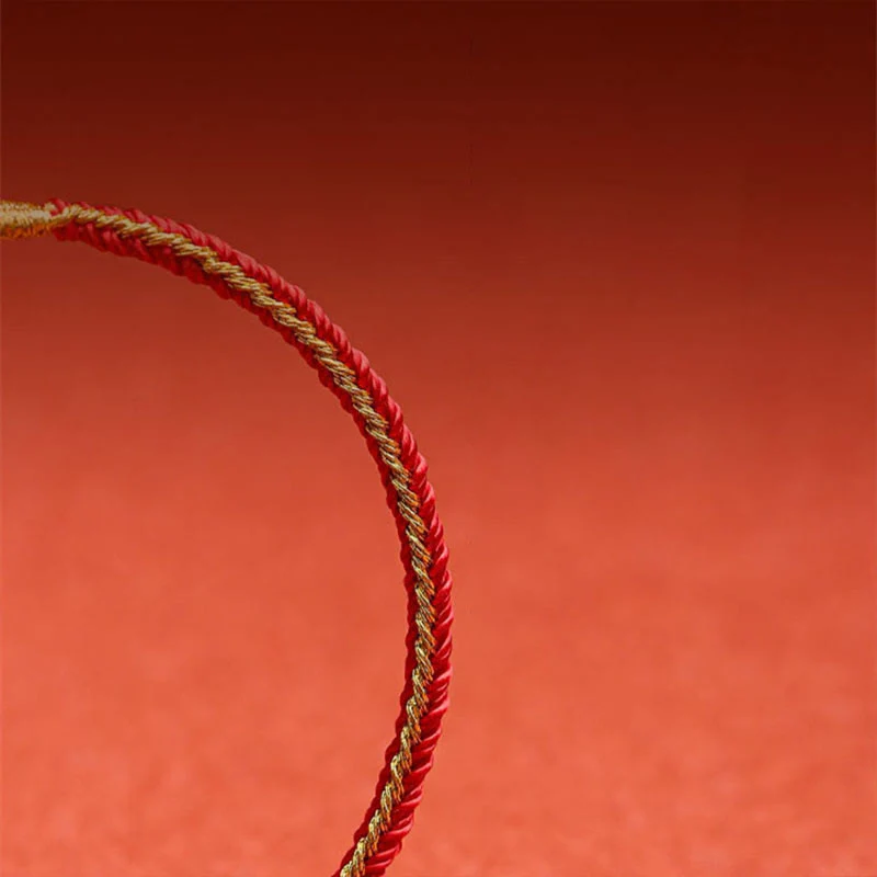 Buddha Stones Handmade Chinese Zodiac Rabbit Rooster Rat Horse Dragon Protection Braid String Bracelet