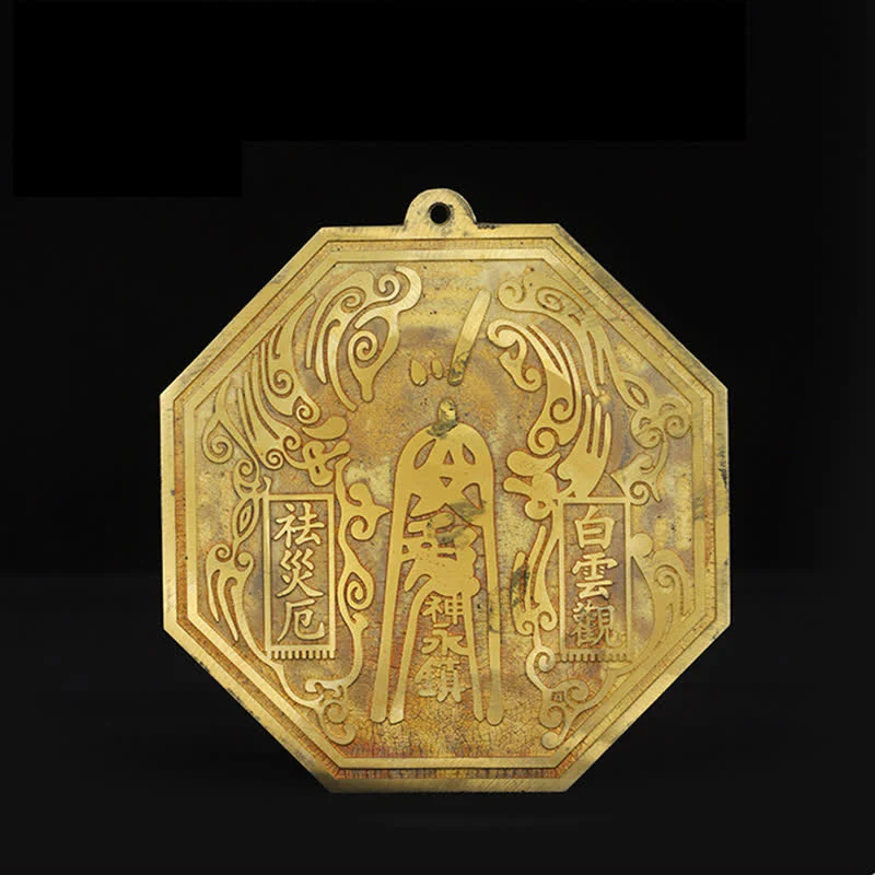 Buddha Stones Feng Shui Bagua Map Copper Balance Energy Map