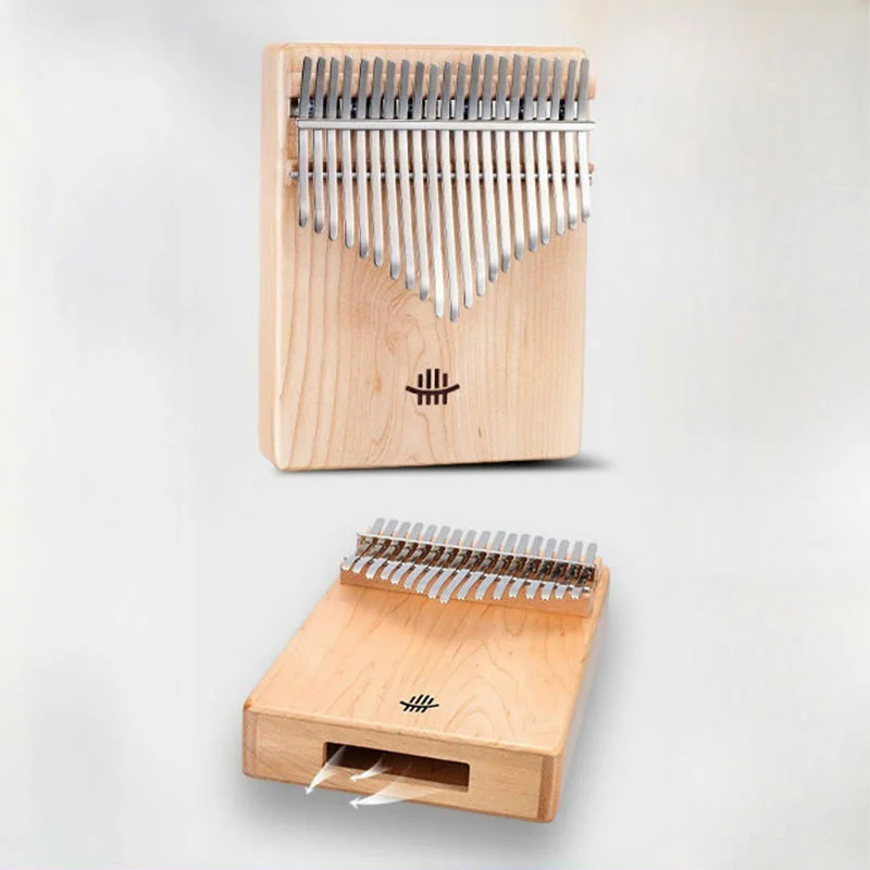 Buddha Stones Kalimba 21 Keys Thumb Piano Acacia Maple Sapele Wood Portable Finger Piano
