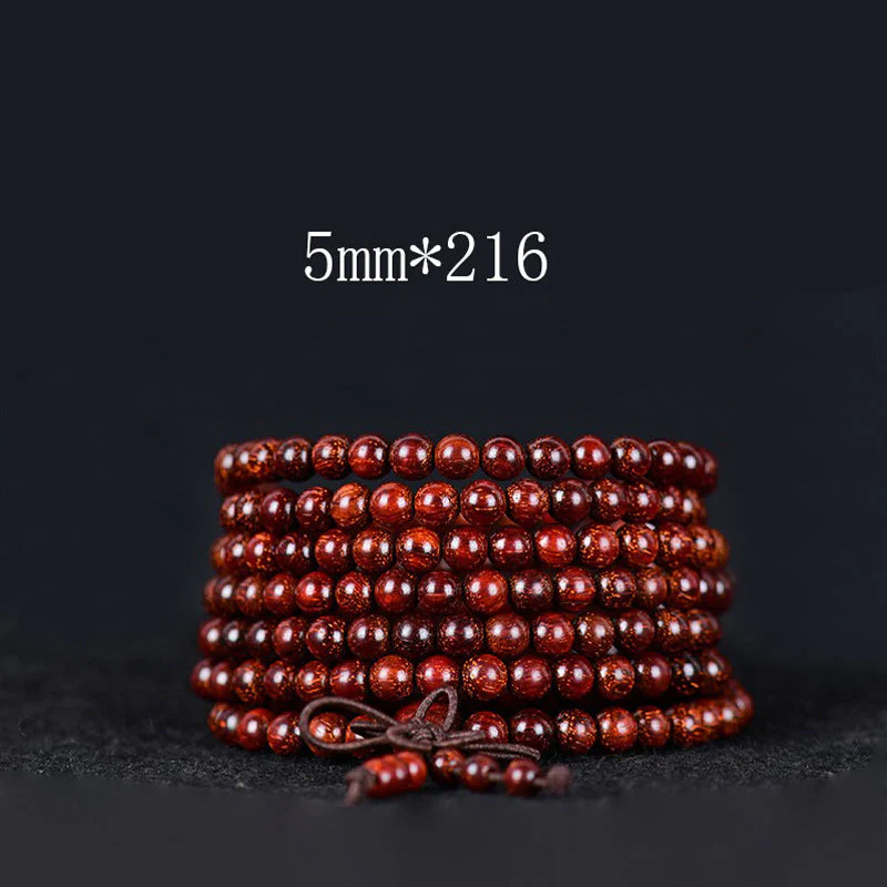 Tibetan Small Leaf Red Sandalwood Balance Bracelet (Extra 30% Off | USE CODE: FS30)