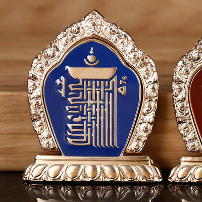 Buddha Stones Tibetan Om Mani Padme Hum Peace Phone Ring Bracket Universal Phone Holder Decorations