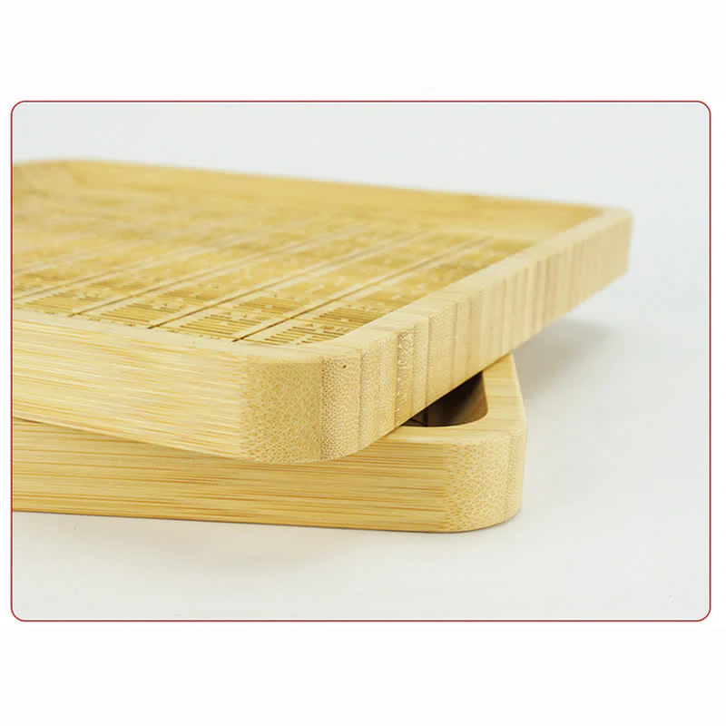 Buddha Stones Feng Shui Bamboo Bagua Map Harmony Energy Map