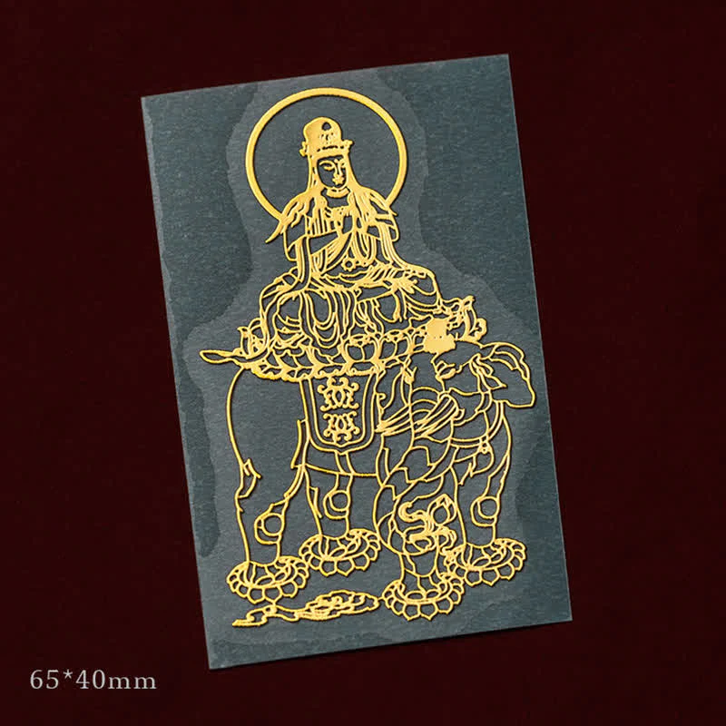 Buddha Stones 12 Chinese Zodiac Blessing Wealth Fortune Phone Sticker
