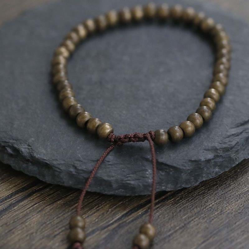 Buddha Stones Copper Brass Beads Balance Wealth Simple Bracelet
