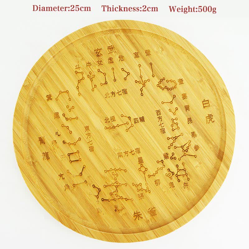 Buddha Stones Feng Shui Bamboo Bagua Map Harmony Energy Map