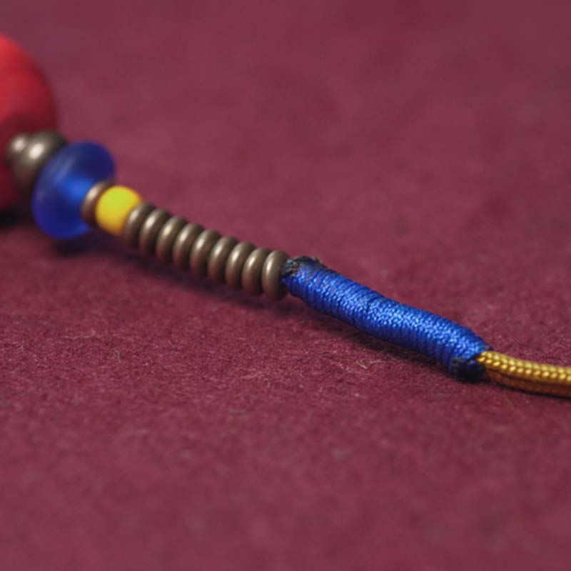 Buddha Stones 108 Mala Beads Bodhi Seed Dzi Bead Peace Tassel Bracelet