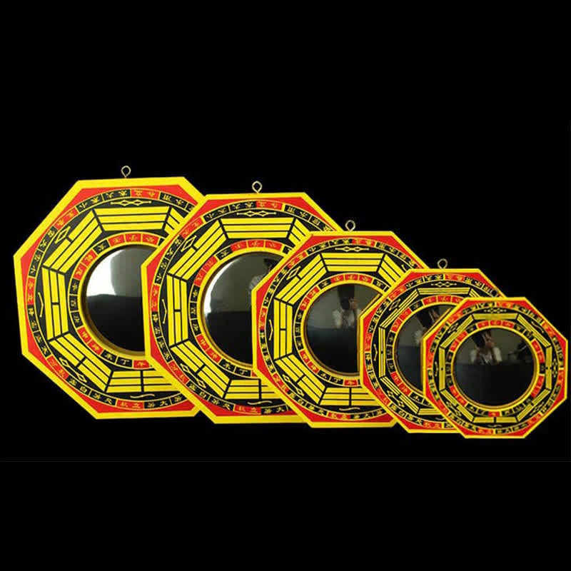 Buddha Stones Feng Shui Bagua Map Balance Living Room Energy Map Mirror