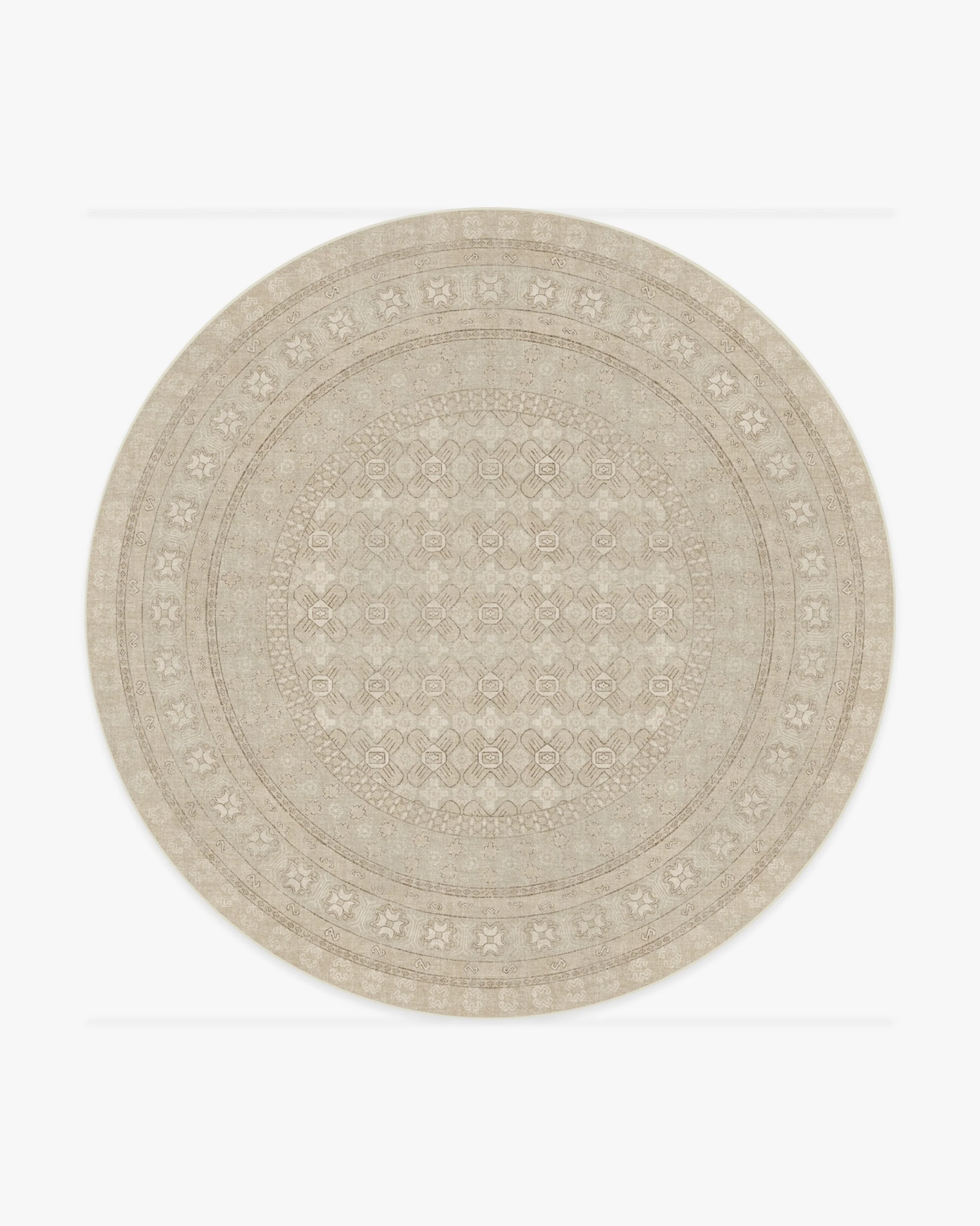 Cyrus Beige Ivory Flatwoven Rug