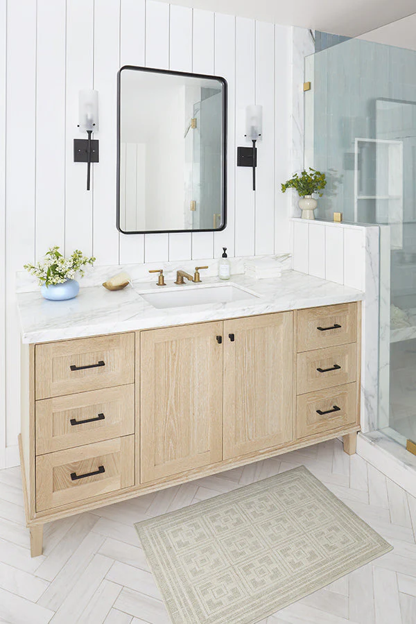 Palm Springs Ivory Stone Rug by Gray Malin