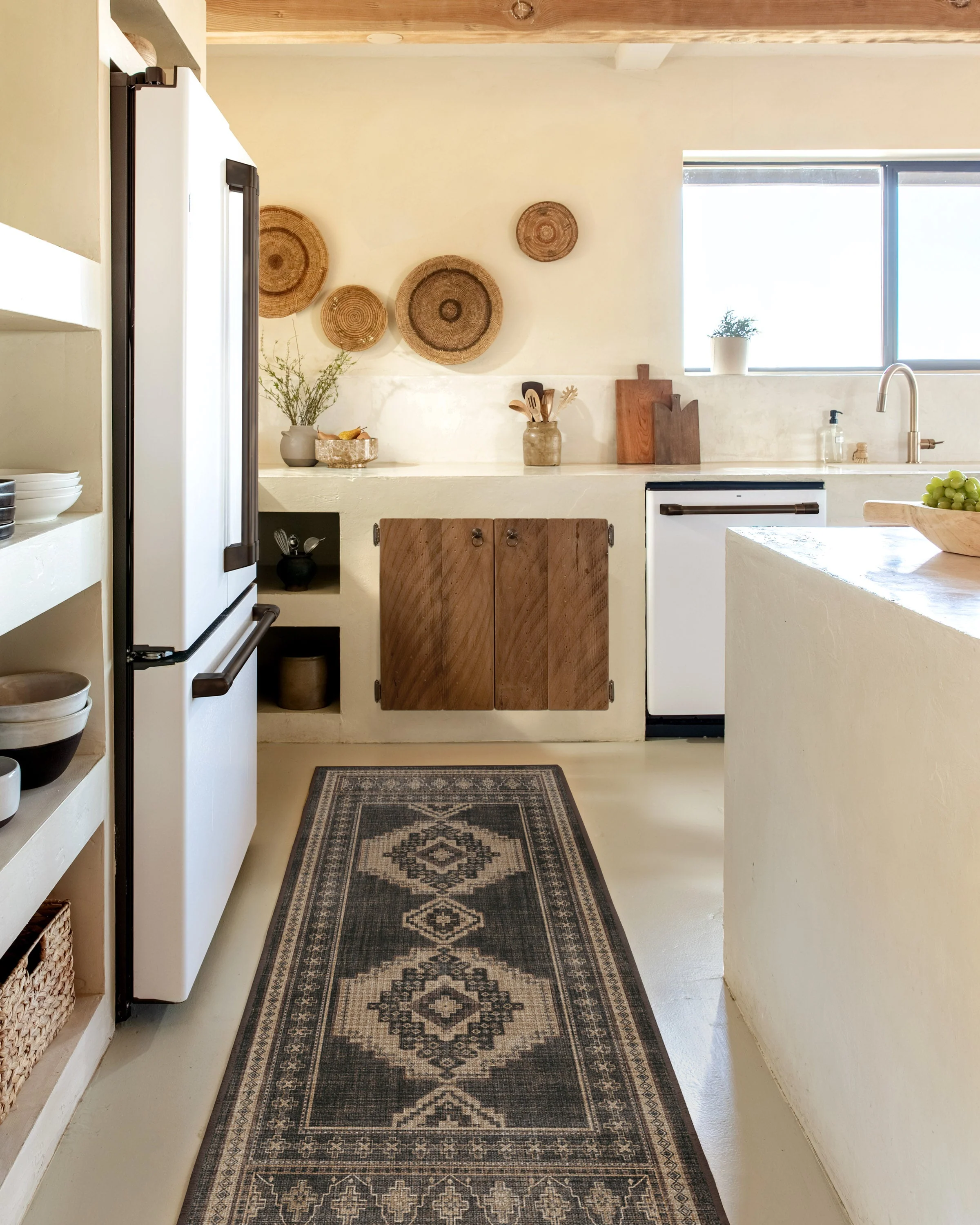 Rayne Charcoal & Tan Flatwoven Rug