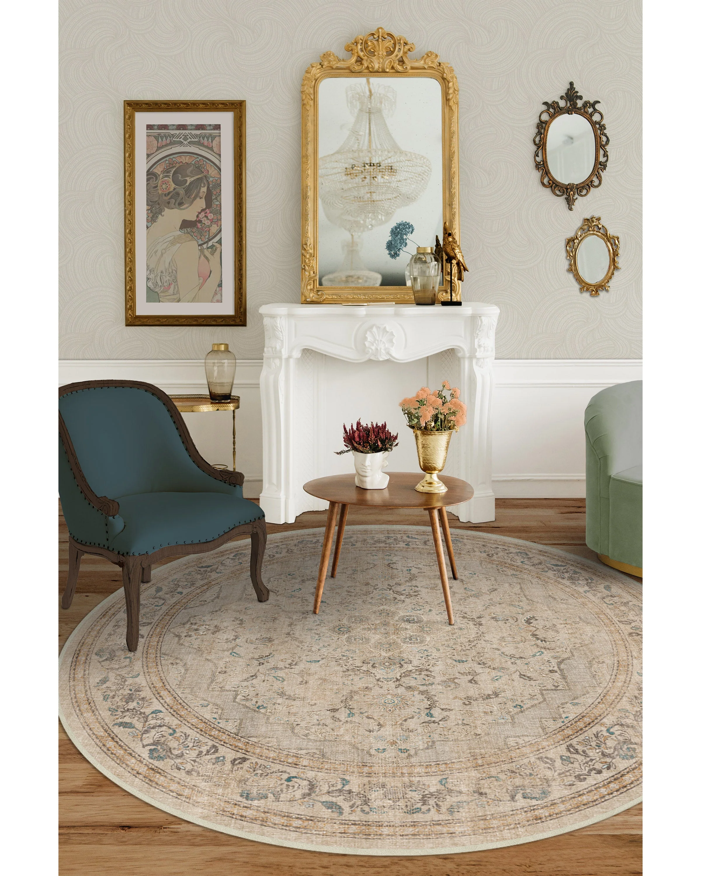 Adeline Ivory Opal Rug