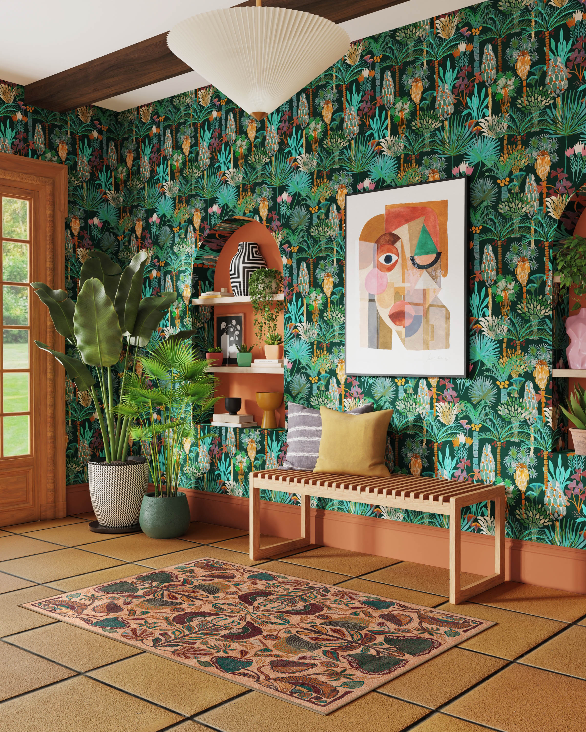 Georgia Kaleidoscope Rug by Justina Blakeney