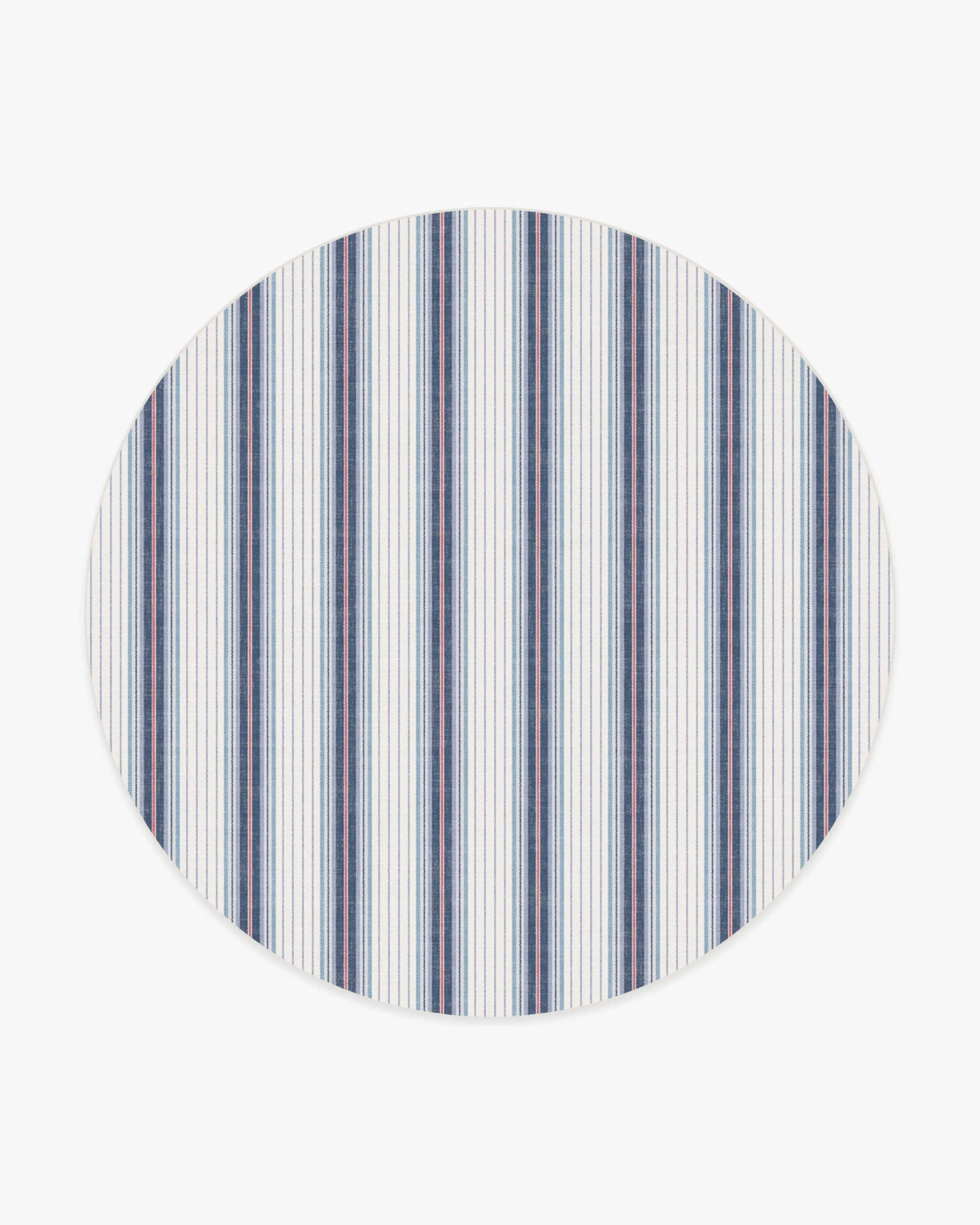Cosette Stripe Ivory & Indigo Rug