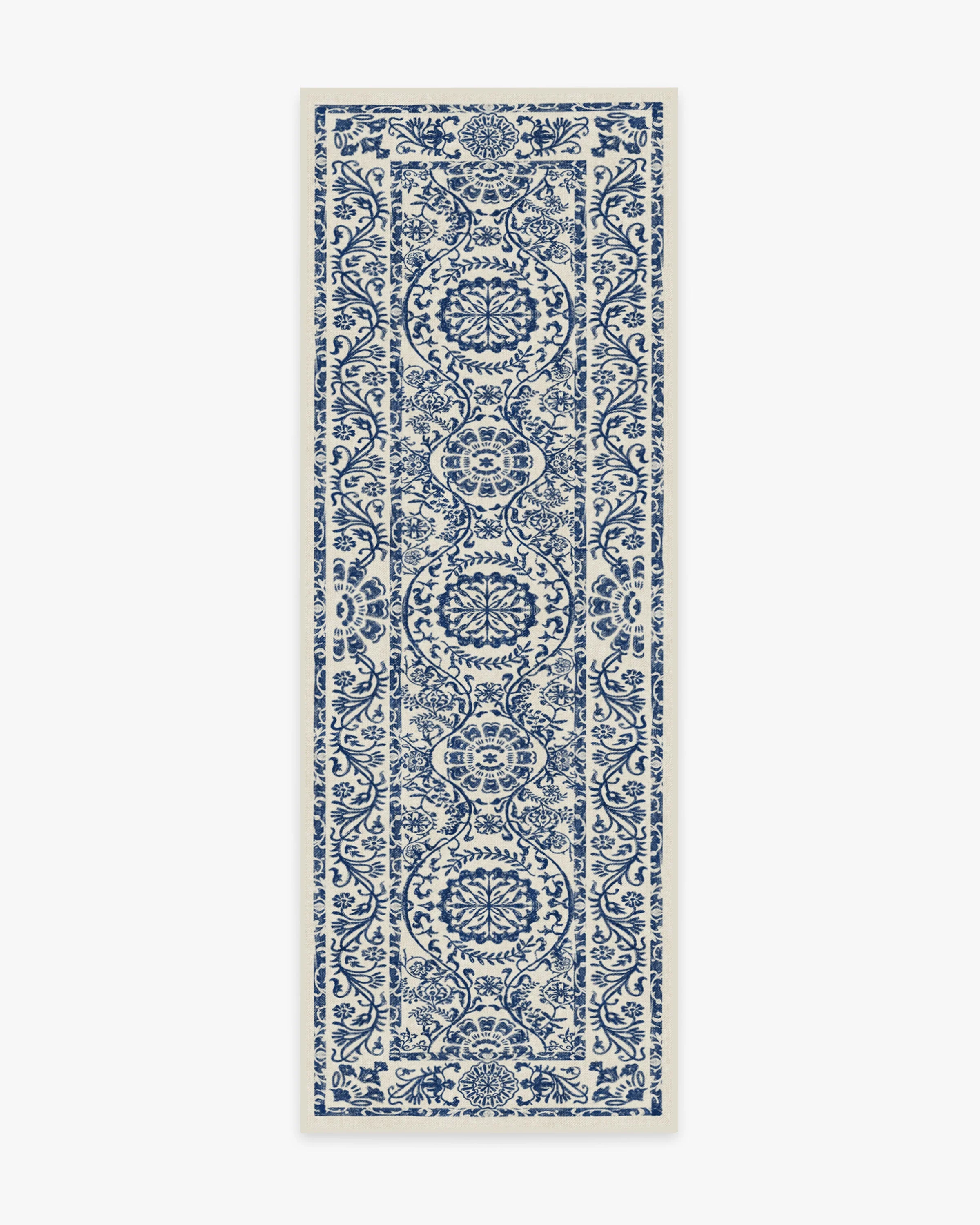 Delphina Delft Blue Flatwoven Rug