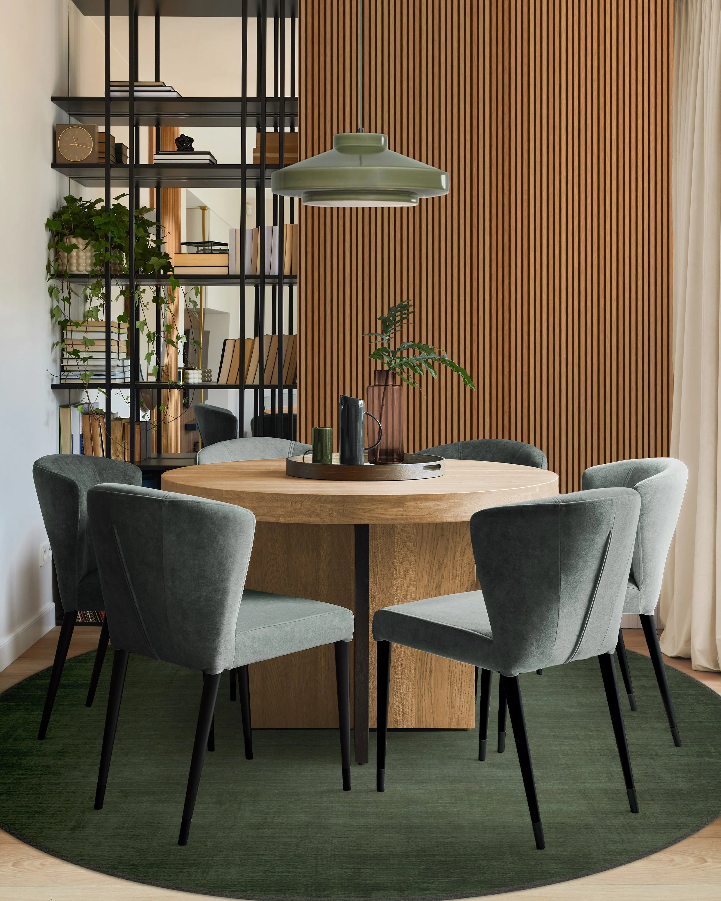 Aura Ombre Solid Sage Rug