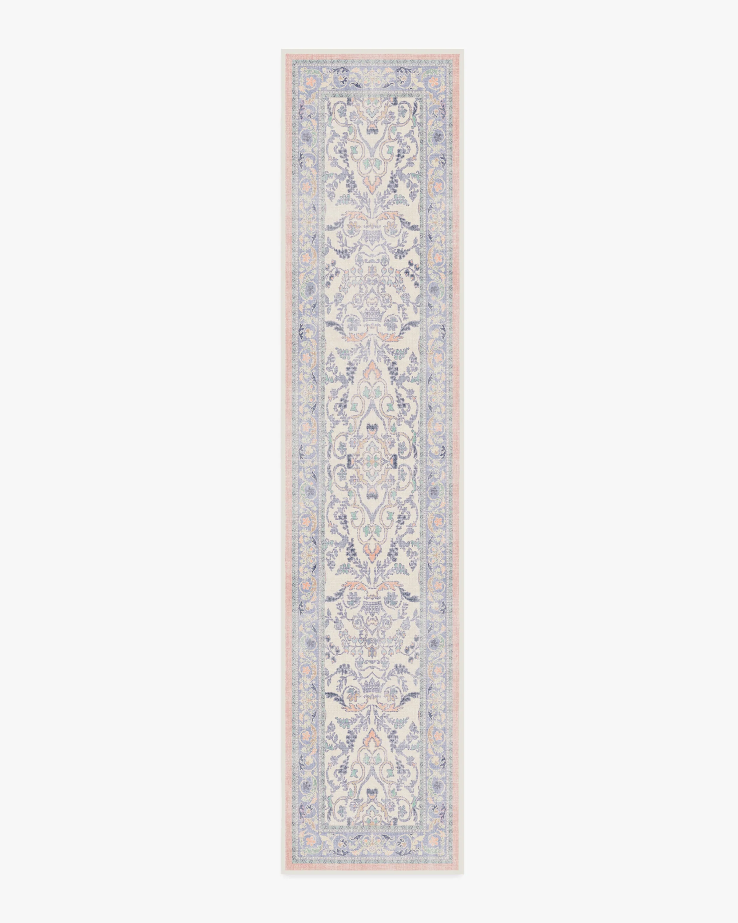 Fit For A Queen Soft Lavender Flatwoven Rug by Bridgerton